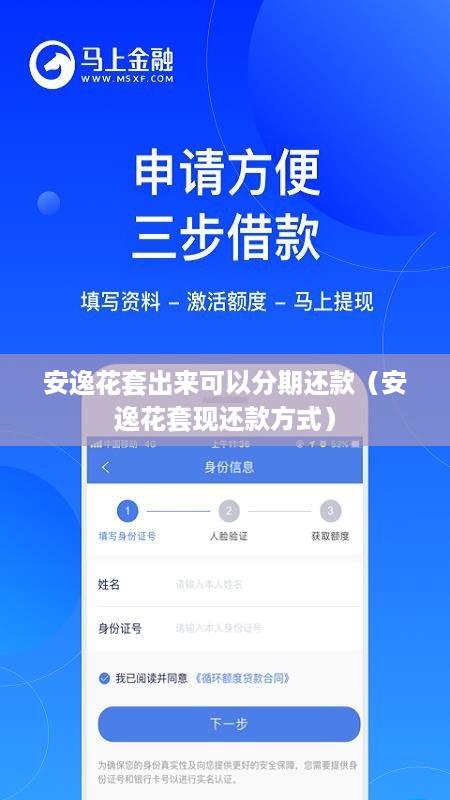 安逸花套出来可以分期还款（安逸花套现还款方式）