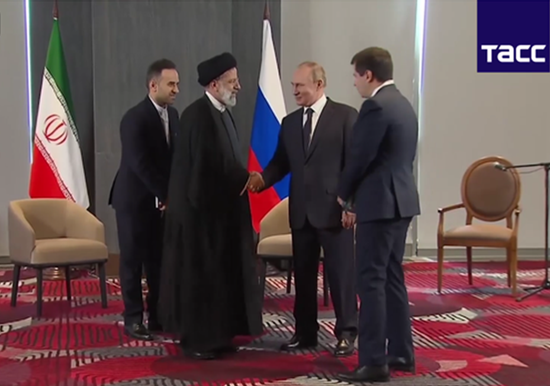 外媒：普京在撒马尔罕与伊朗总统莱希举行会晤